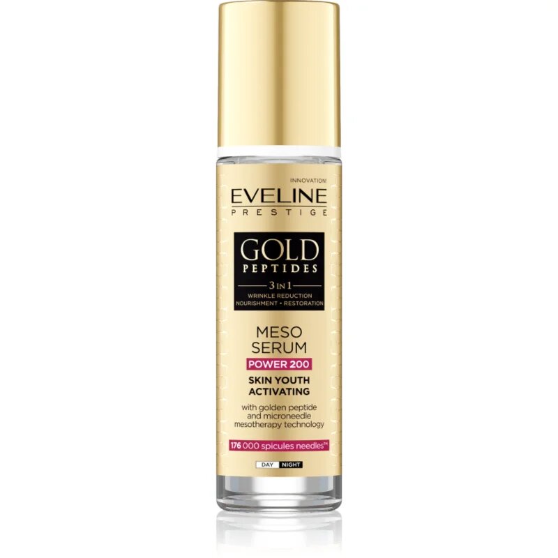 Eveline Cosmetics Gold Peptides 3 in 1 aktivační sérum pro mladistvý vzhled 30 ml