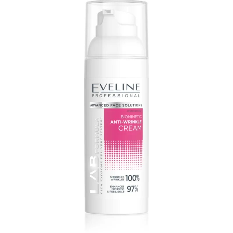 Eveline Cosmetics LAB Formula 5% Solution zklidňující biomimetický krém proti vráskám 50 ml