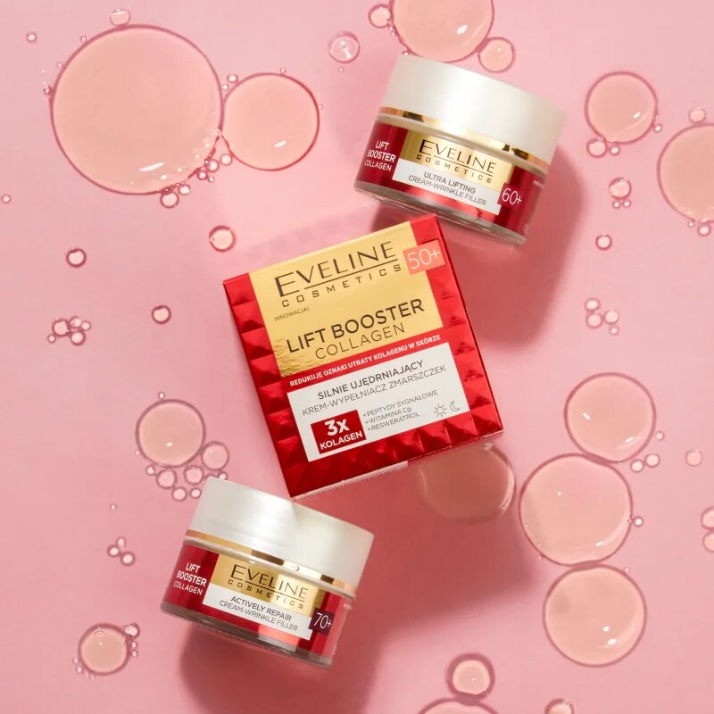 Eveline Cosmetics Lift Booster Collagen zpevňující krém 50+ 50 ml