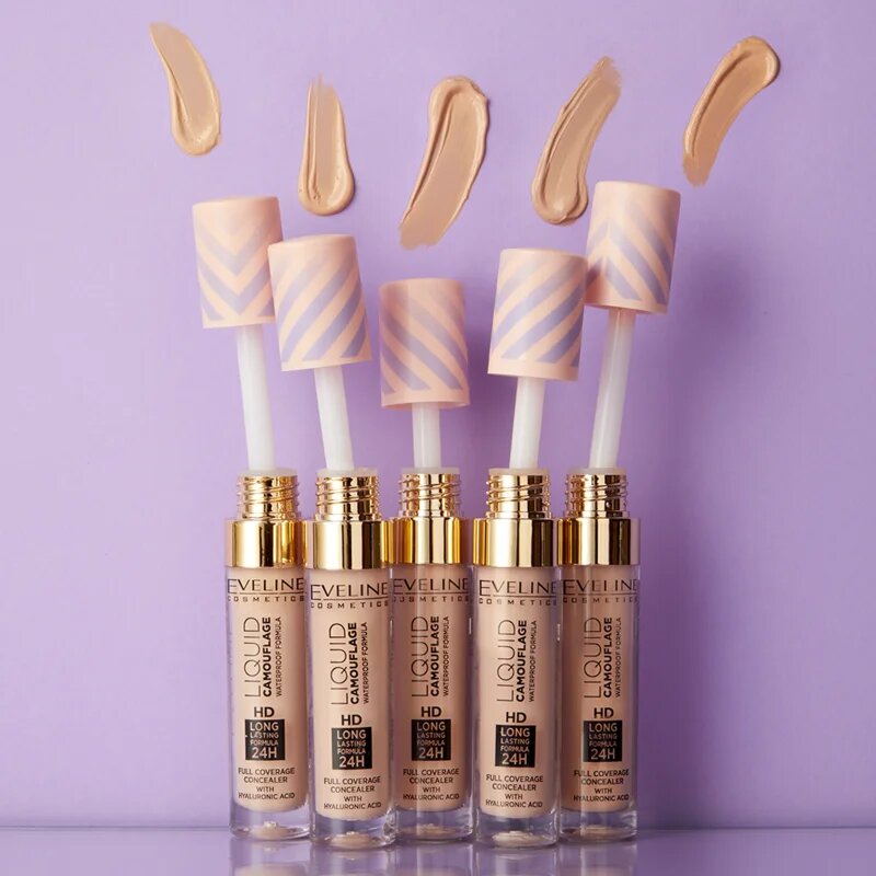 Eveline Cosmetics Liquid Camouflage voděodolný korektor s kyselinou hyaluronovou odstín 06 75 ml