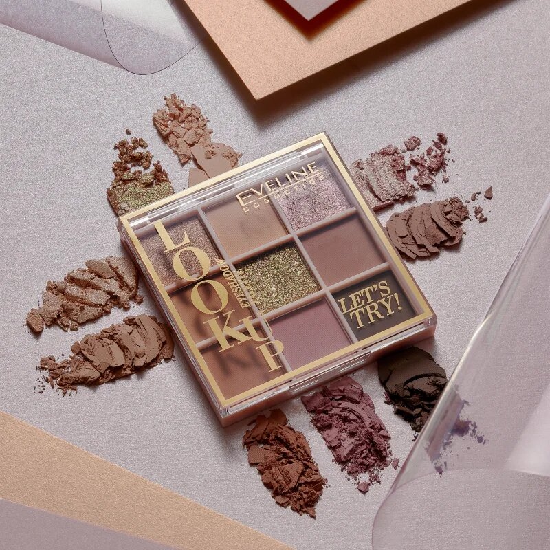 Eveline Cosmetics Look Up Let's Try! paletka očních stínů 108 g