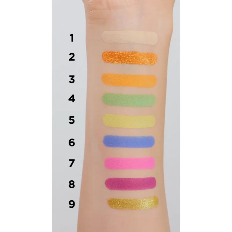 Eveline Cosmetics Look Up Neon Lime paletka očních stínů 108 g