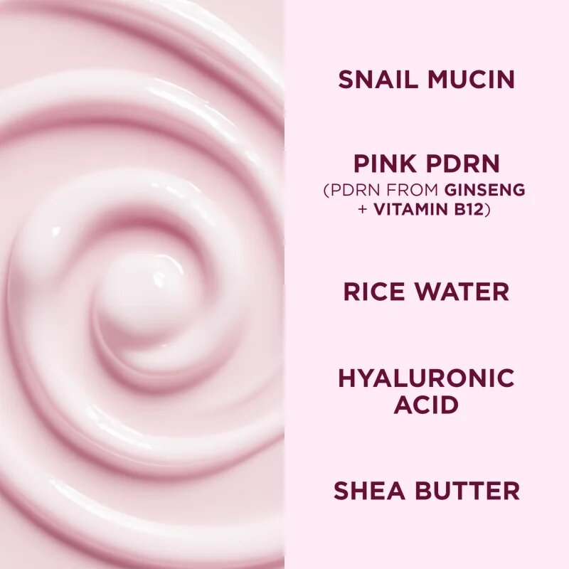 Eveline Cosmetics Pink Snail Glazed Skin Effect rozjasňující krém 50 ml