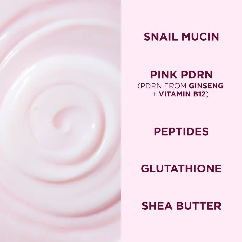 Eveline Cosmetics Pink Snail Glazed Skin Effect rozjasňující sérum na obličej 30 ml