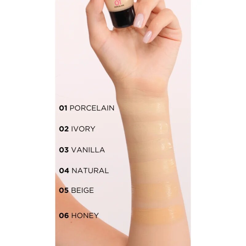 Eveline Cosmetics Selfie Time make-up a korektor 2 v 1 odstín 05 Beige 30 ml