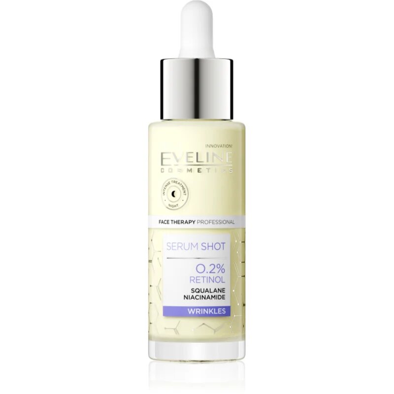 Eveline Cosmetics Serum Shot 02% Retinol noční sérum proti vráskám 30 ml