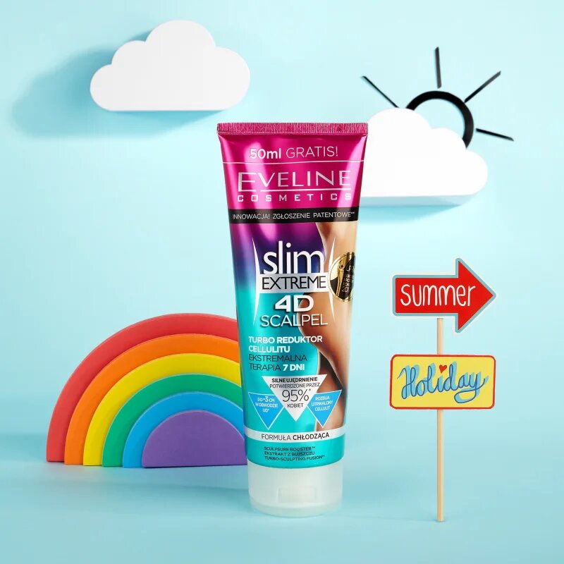 Eveline Cosmetics Slim Extreme 4D Scalpel sérum na celulitidu s chladivým účinkem 250 ml