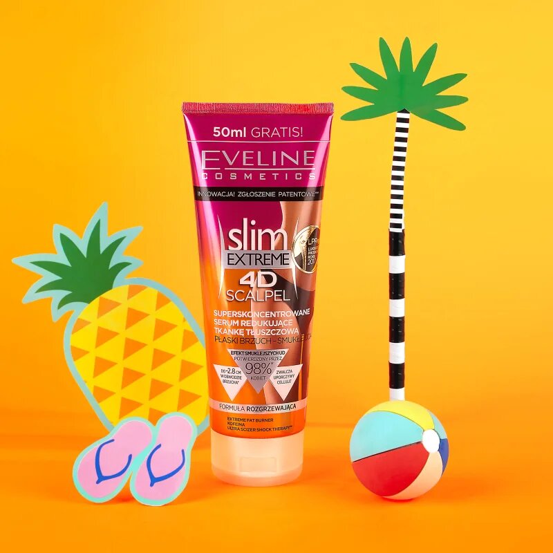 Eveline Cosmetics Slim Extreme 4D Scalpel tělové sérum k redukci podkožního tuku 250 ml