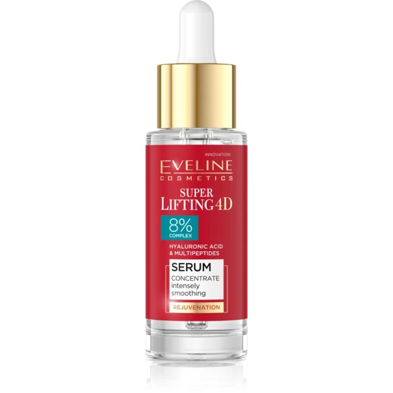 Eveline Cosmetics Super Lifting 4D 8% complex vyhlazující sérum 30 ml