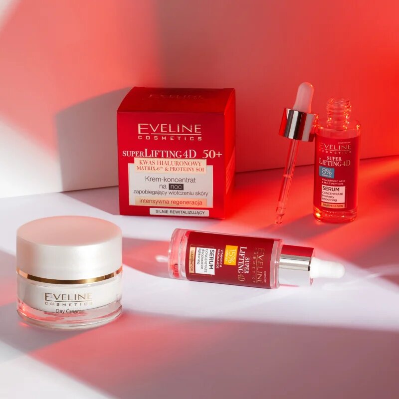 Eveline Cosmetics Super Lifting 4D 8% complex vyhlazující sérum 30 ml