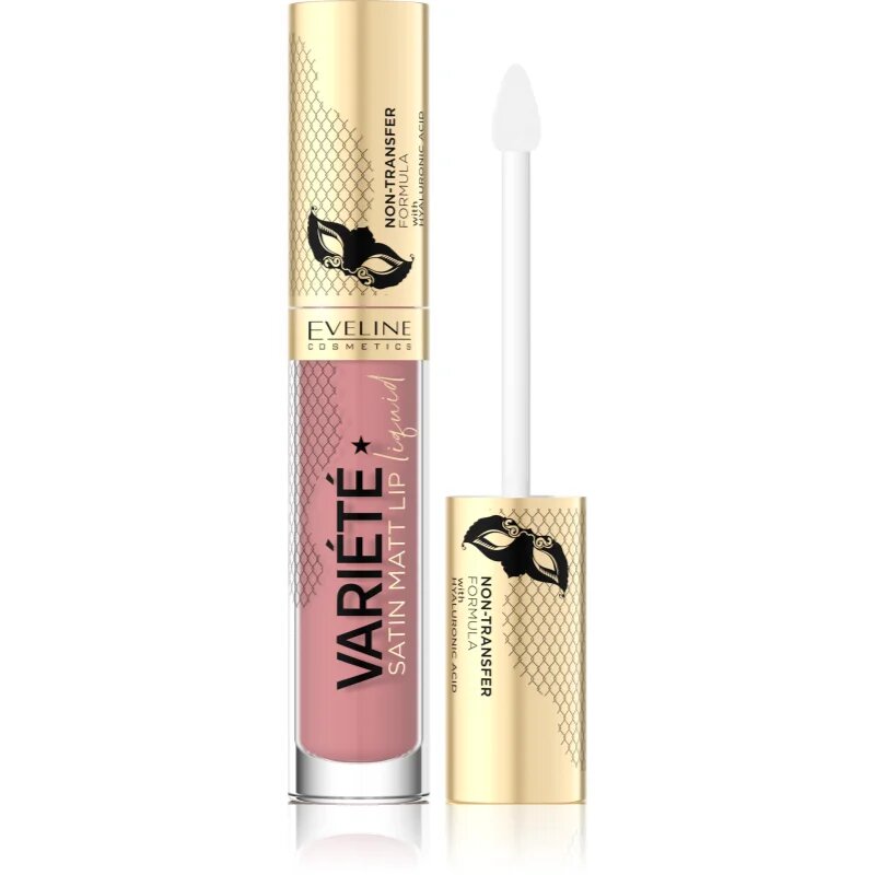 Eveline Cosmetics Variété tekutá rtěnka s matným finišem odstín 02 Raspberry Cream 45 ml