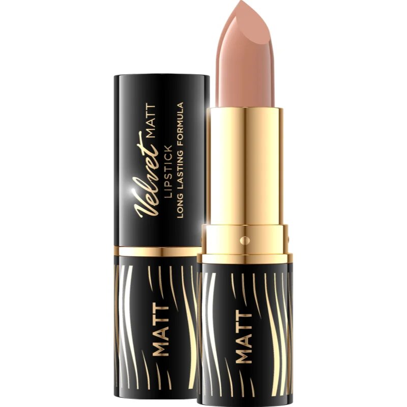 Eveline Cosmetics Velvet Matt krémová rtěnka s matným efektem odstín 500 45 g