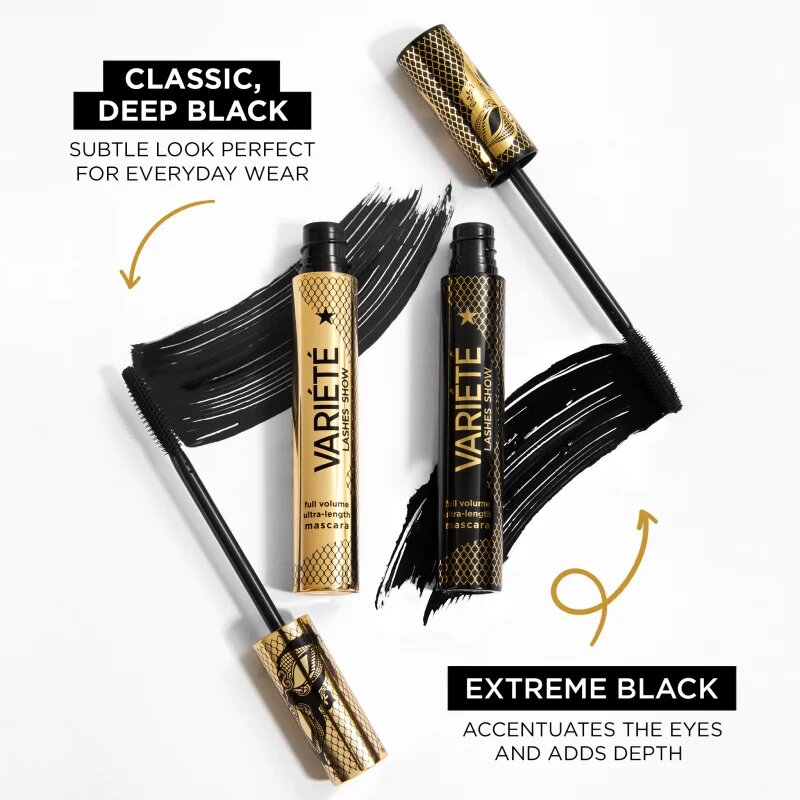 Eveline Cosmetics Veriété Lashes Show objemová řasenka odstín Black 10 ml