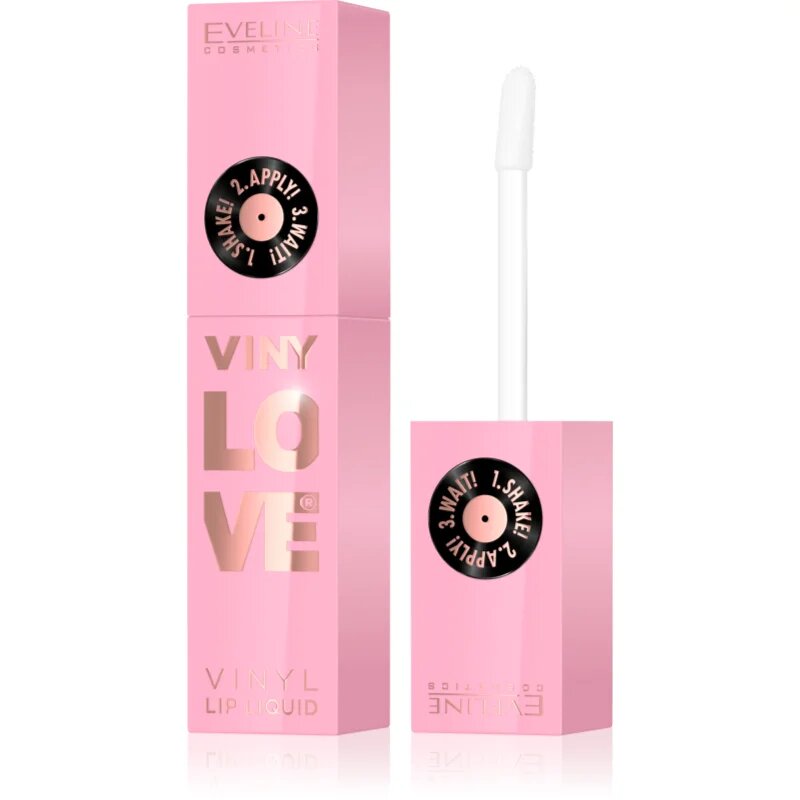 Eveline Cosmetics VINY LOVE Vinyl Lip Liquid dlouhotrvající tekutá rtěnka odstín 01 4 ml