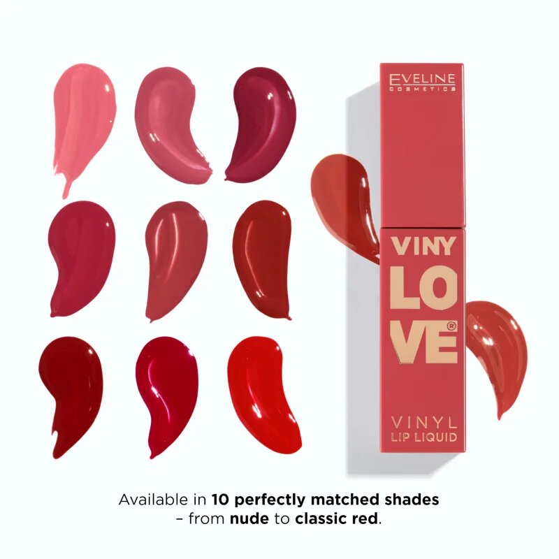 Eveline Cosmetics VINY LOVE Vinyl Lip Liquid dlouhotrvající tekutá rtěnka odstín 01 4 ml
