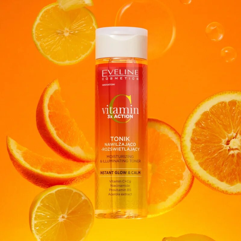 Eveline Cosmetics Vitamin C 3x Action rozjasňující tonikum 200 ml
