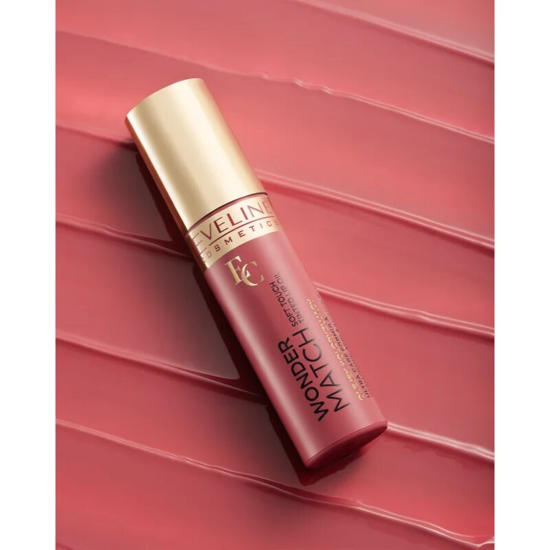 Eveline Cosmetics Wonder Match hydratační olej na rty odstín 04 Raspberry Sorbet 5 ml