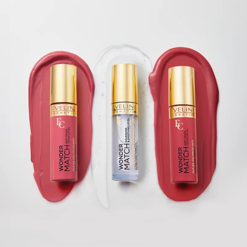 Eveline Cosmetics Wonder Match hydratační olej na rty odstín 04 Raspberry Sorbet 5 ml