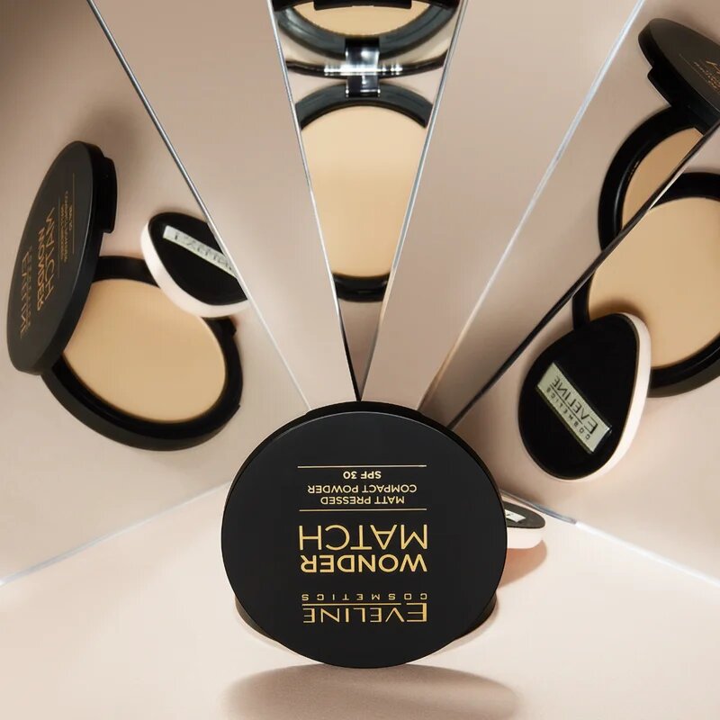 Eveline Cosmetics Wonder Match kompaktní pudr SPF 30 odstín 02 8 g