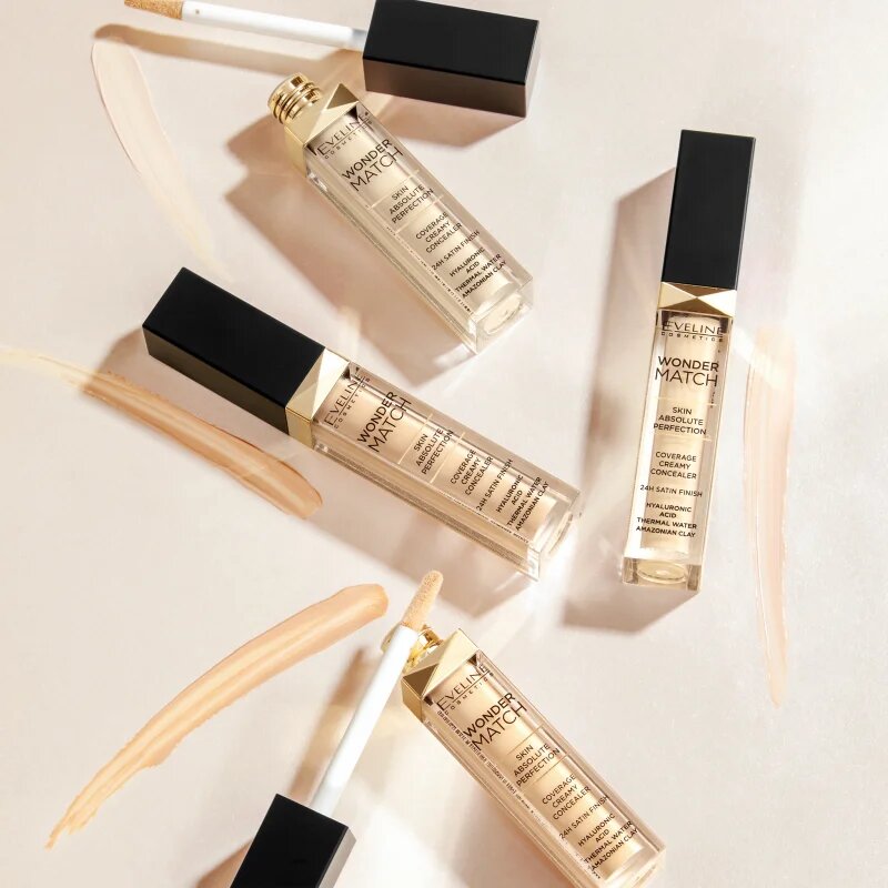 Eveline Cosmetics Wonder Match krémový krycí korektor 24h odstín 10 Light Vanilla Warm 7 ml