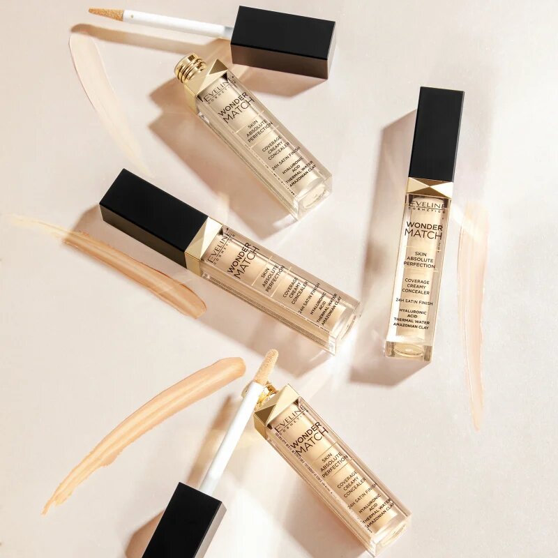 Eveline Cosmetics Wonder Match krémový krycí korektor 24h odstín 25 Sand Nude 7 ml