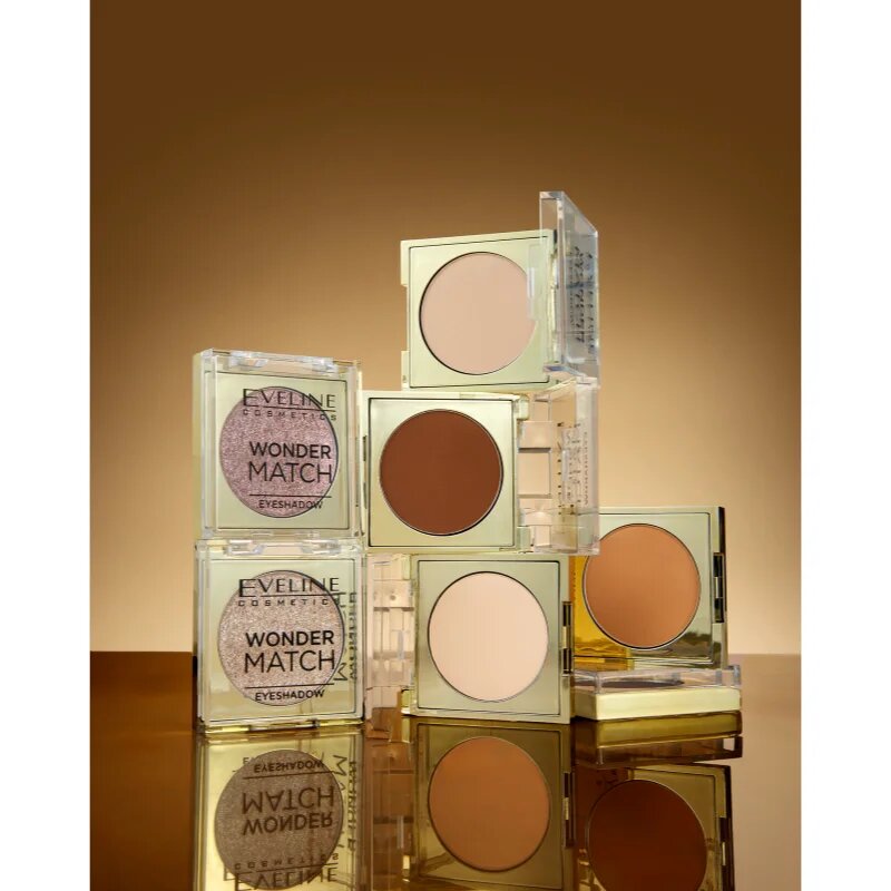 Eveline Cosmetics Wonder Match oční stíny odstín 01 Base 3 g