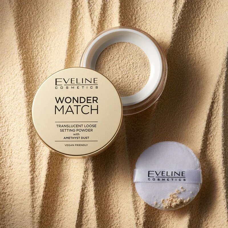 Eveline Cosmetics Wonder Match transparentní fixační pudr 6 g