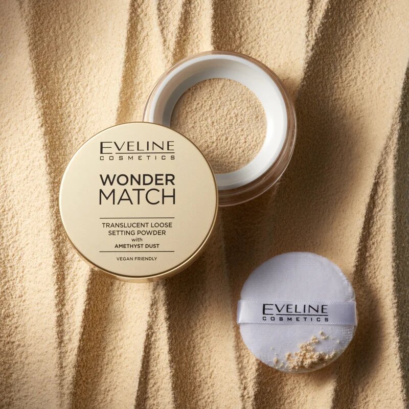 Eveline Cosmetics Wonder Match transparentní fixační pudr 6 g
