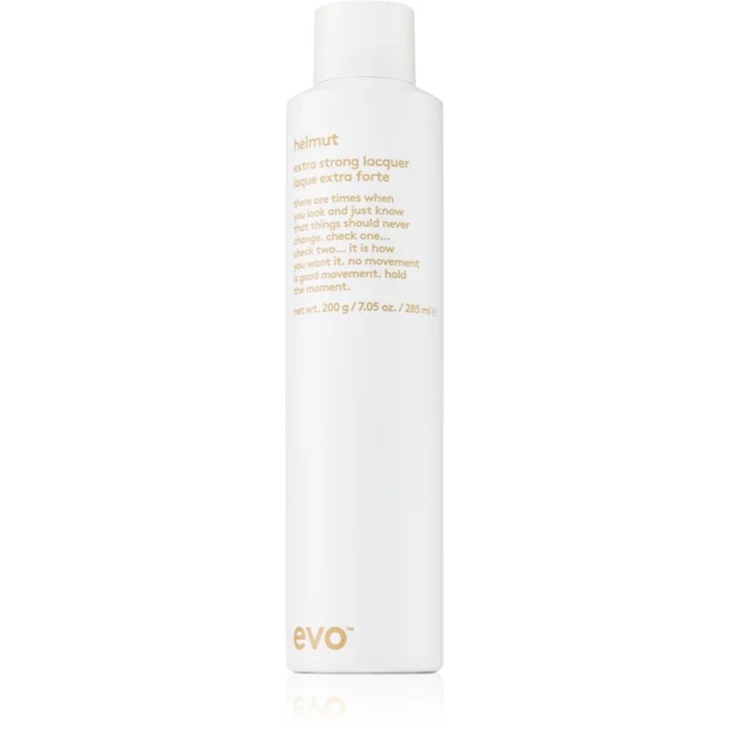 EVO Helmut Extta Strong Lacquer extra silný lak pro všechny typy vlasů 285 ml