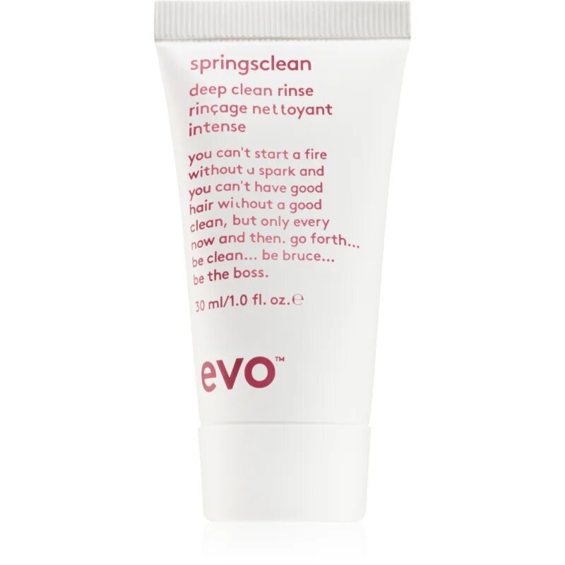 EVO Springsclean Deepclean Rinse hloubkově čisticí šampon 30 ml