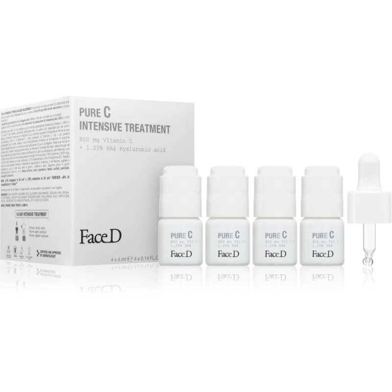 Face D Pure C pleťová péče proti vráskám 4x4 ml