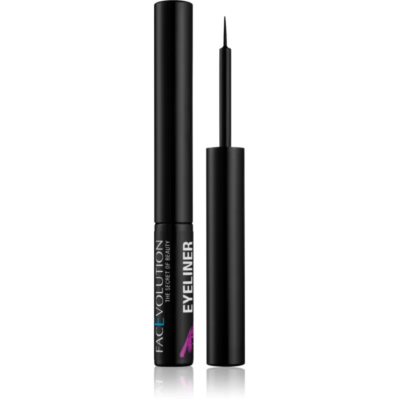 FacEvolution Hairplus tekuté oční linky s aktivními látkami pro růst řas odstín Black 15 ml
