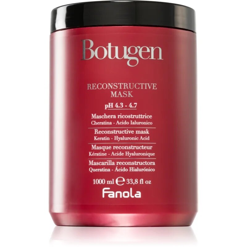 Fanola Botugen Reconstructive Mask regenerační maska pro suché a poškozené vlasy 1000 ml