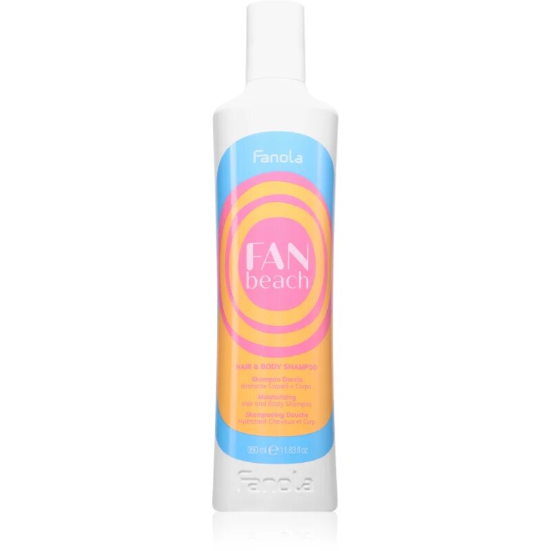 Fanola FAN Beach Hair & Body Shampoo hydratační šampon na tělo a vlasy 350 ml