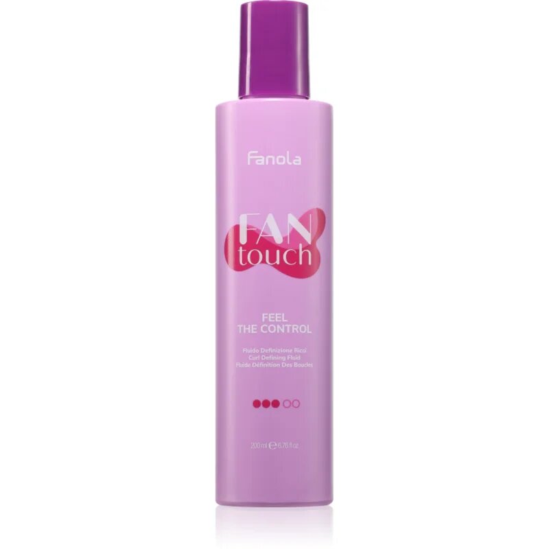 Fanola FAN touch Feel The Control fluid pro vytvarování vln 200 ml