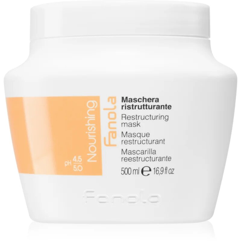 Fanola Nourishing Restructuring Mask vyživující maska pro suché a poškozené vlasy 500 ml