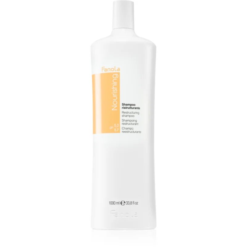 Fanola Nourishing Restructuring Shampoo vyživující šampon pro suché a poškozené vlasy 1000 ml