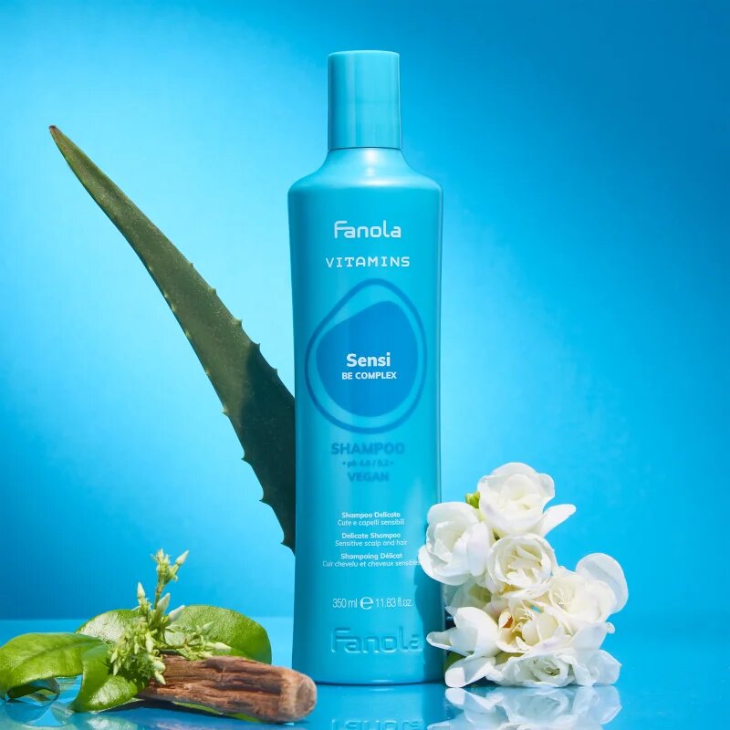 Fanola Vitamins Sensi Delicate Shampoo jemný čisticí šampon se zklidňujícím účinkem 350 ml