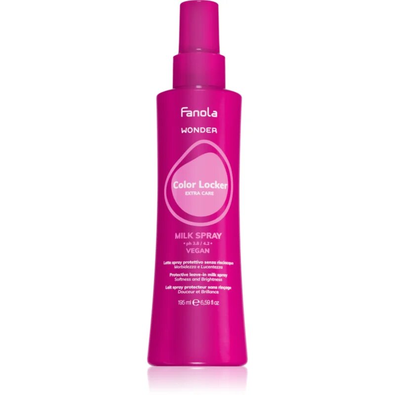 Fanola Wonder Color Locker Milk Spray ochranné mléko ve spreji pro barvené vlasy 195 ml