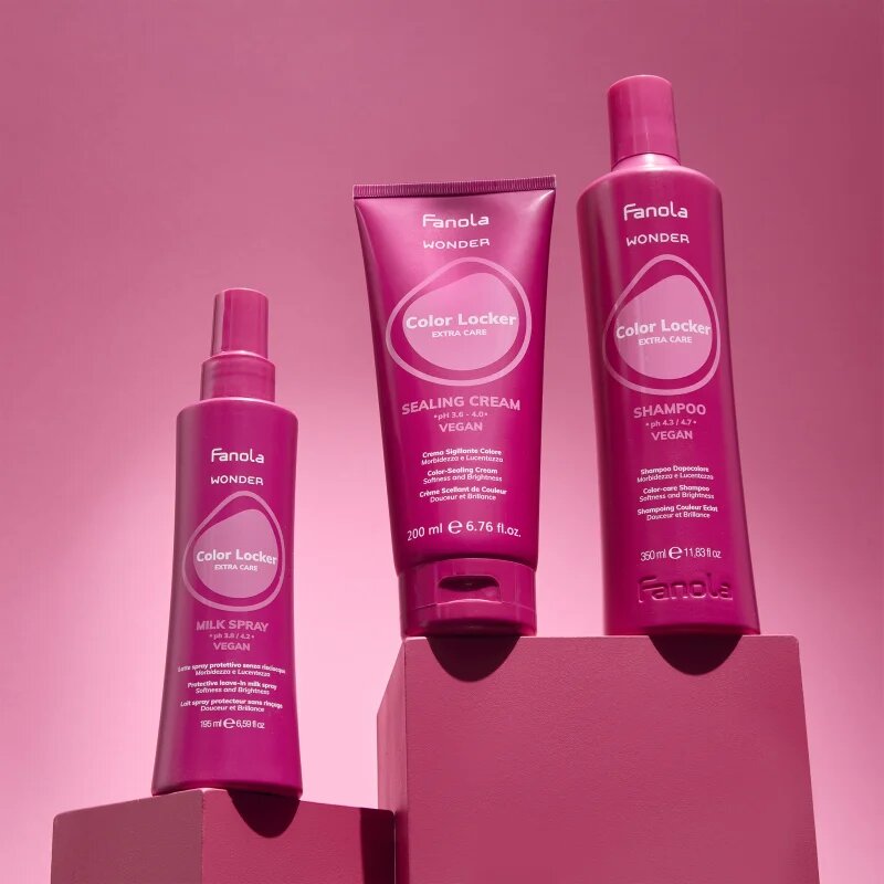 Fanola Wonder Color Locker Milk Spray ochranné mléko ve spreji pro barvené vlasy 195 ml