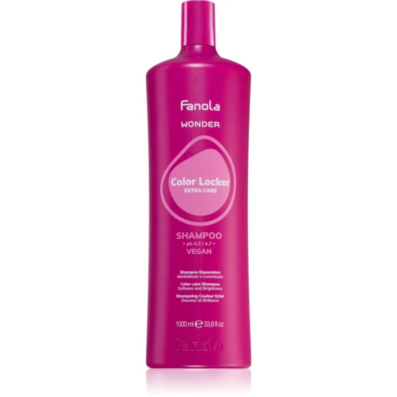 Fanola Wonder Color Locker Shampoo rozjasňující a posilující šampon pro barvené vlasy 1000 ml