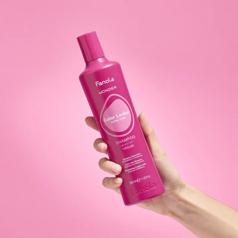 Fanola Wonder Color Locker Shampoo rozjasňující a posilující šampon pro barvené vlasy 350 ml