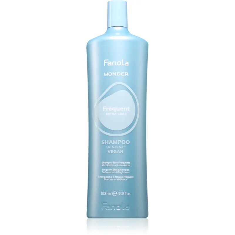 Fanola Wonder Frequent Shampoo šampon pro lesk a hebkost vlasů 1000 ml