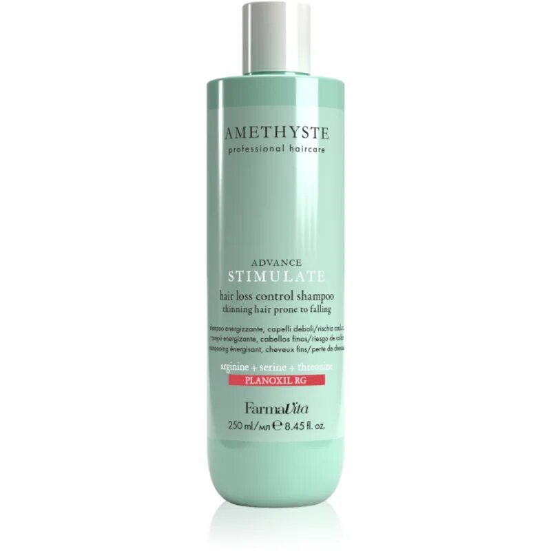 FarmaVita Amethyste Advance Stimulate posilující šampon pro slabé vlasy s tendencí vypadávat 250 ml