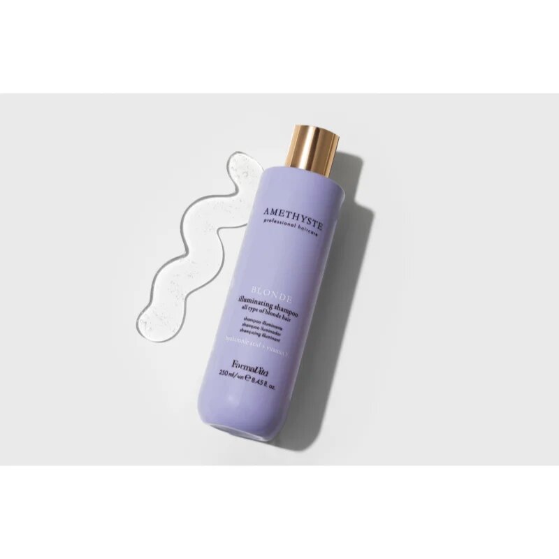 FarmaVita Amethyste Blonde fialový šampon neutralizující žluté tóny 250 ml