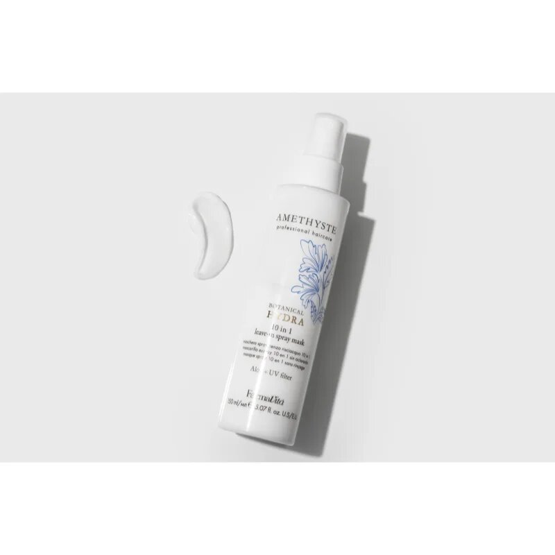 FarmaVita Amethyste Botanical Hydra bezoplachová intenzivní maska ve spreji pro tepelnou úpravu vlasů s UV filtrem 150 ml