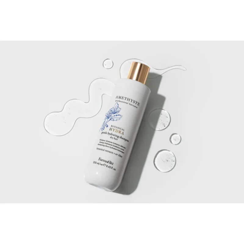 FarmaVita Amethyste Botanical Hydra hydratační šampon pro šetrné mytí s UV filtrem 250 ml
