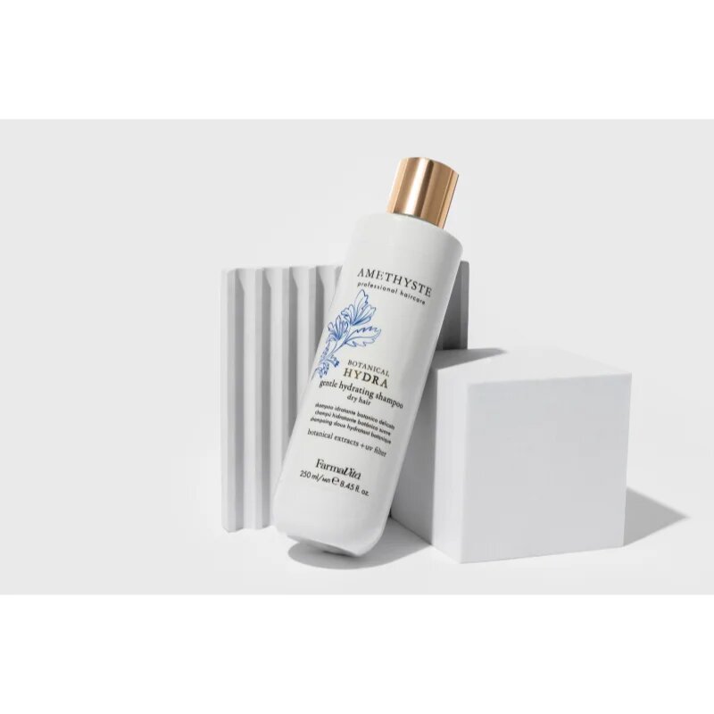FarmaVita Amethyste Botanical Hydra hydratační šampon pro šetrné mytí s UV filtrem 250 ml