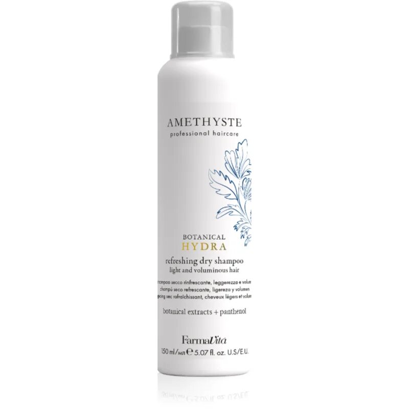 FarmaVita Amethyste Botanical Hydra suchý šampon s hydratačním účinkem s UV filtrem 150 ml