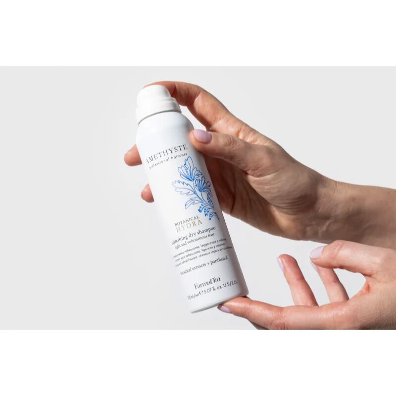 FarmaVita Amethyste Botanical Hydra suchý šampon s hydratačním účinkem s UV filtrem 150 ml